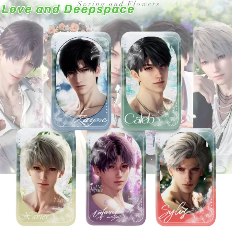 เข็มกลัดคู่รัก Love and Deepspace Caleb Sylus Zayne Rafayel Xavier คอลเลคชั่นสร้างสรรค์ฤดูใบไม้ผลิ ของขวัญวันหยุด