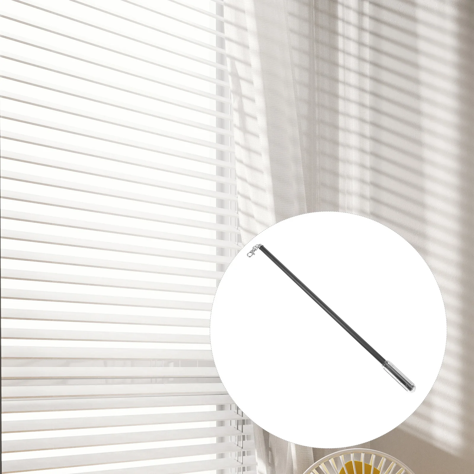 Aluminum Curtain Pull Rod 21 Inch Manual Drapery Wand Lightweight Rustproof Long Stick For Curtains Modern Hardware