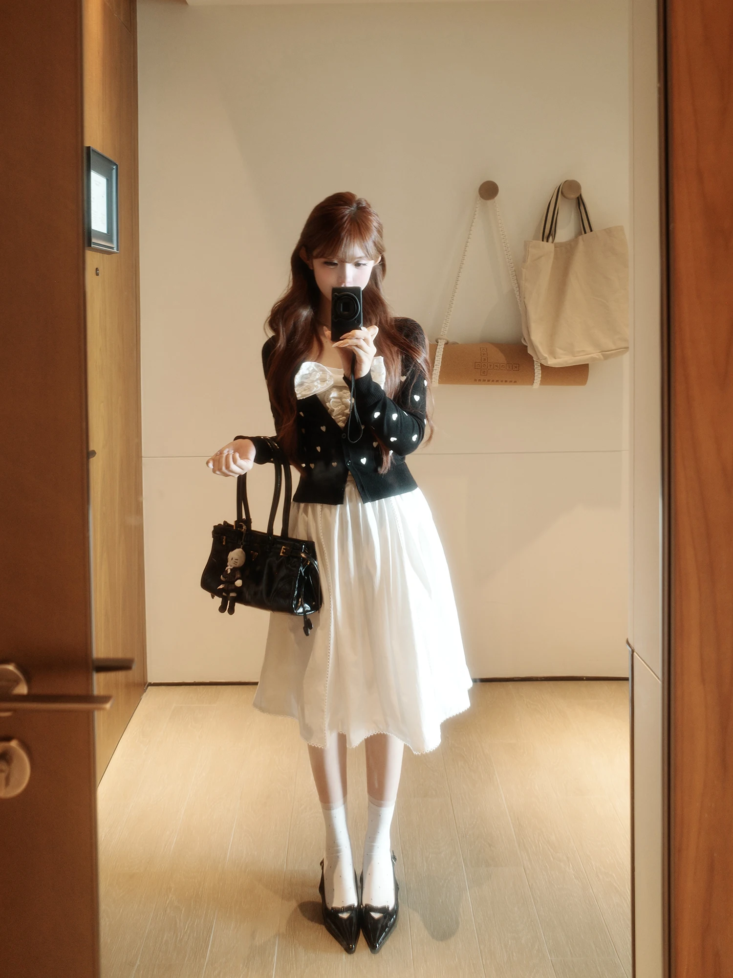 

Юбка Pokemeng Midi с высокой талией, кружевная, белая, универсальная, для девушек, в стиле аниме, А-силуэт, для молодых женщин