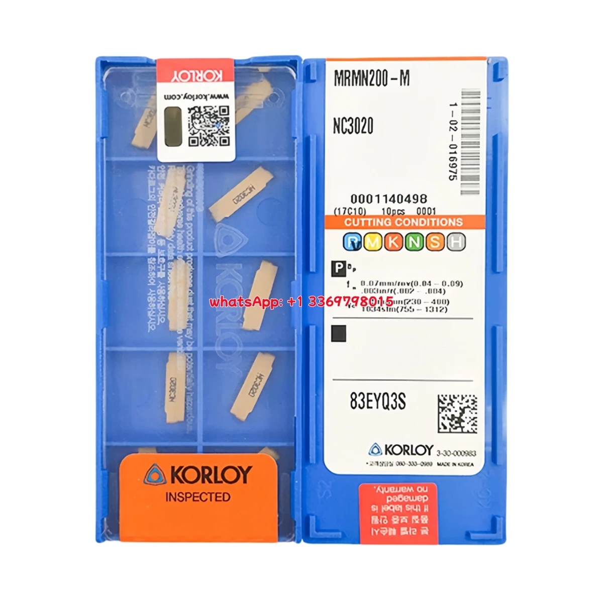 

100% Original MRMN MRMN250 -M NC3120 Turning Insert