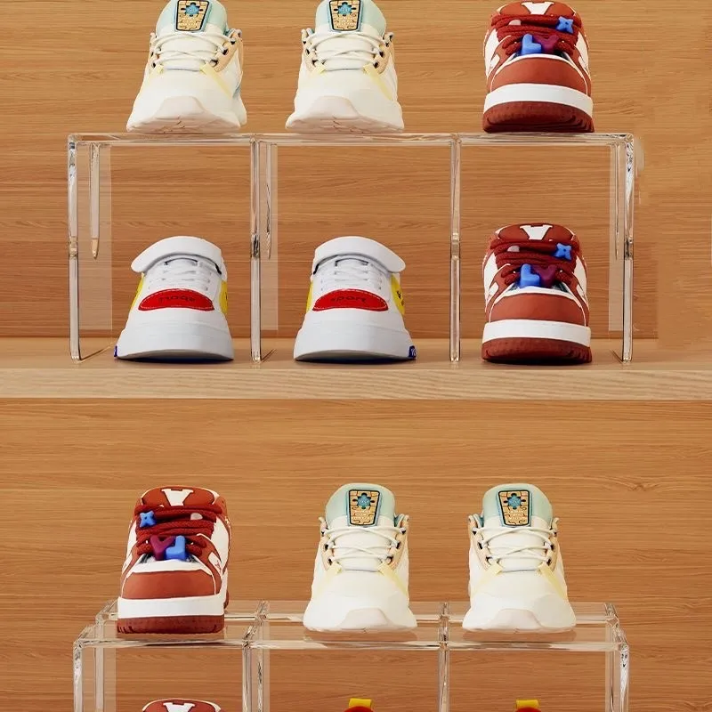 Children's Shoe Box Home Use Shoe Cabinet Storage Space Saving Transparent Acrylic Simple Baby Shoe Rack Storage Box view 3