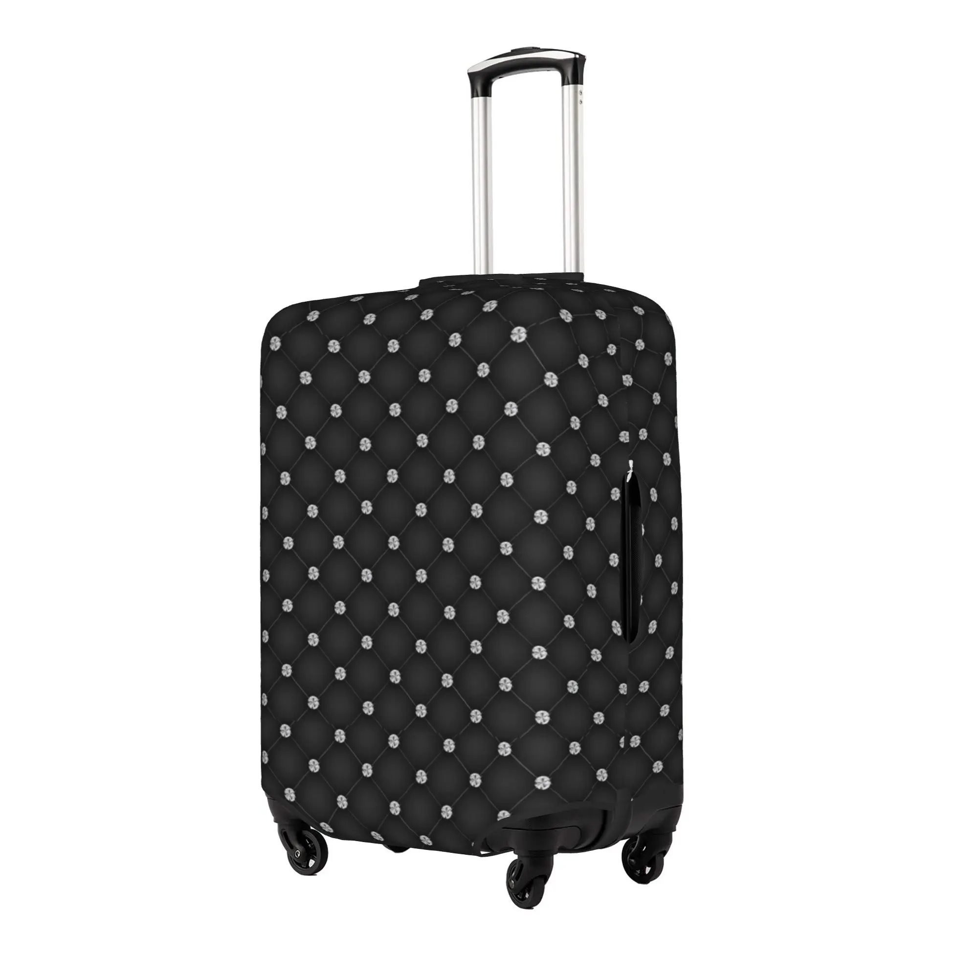 Fashion Glitter Diamonds Travel Luggage Cover Dust Proof Luxury Rhinestones Pattern Suitcase Cover Protector Fit 18-32 Inch