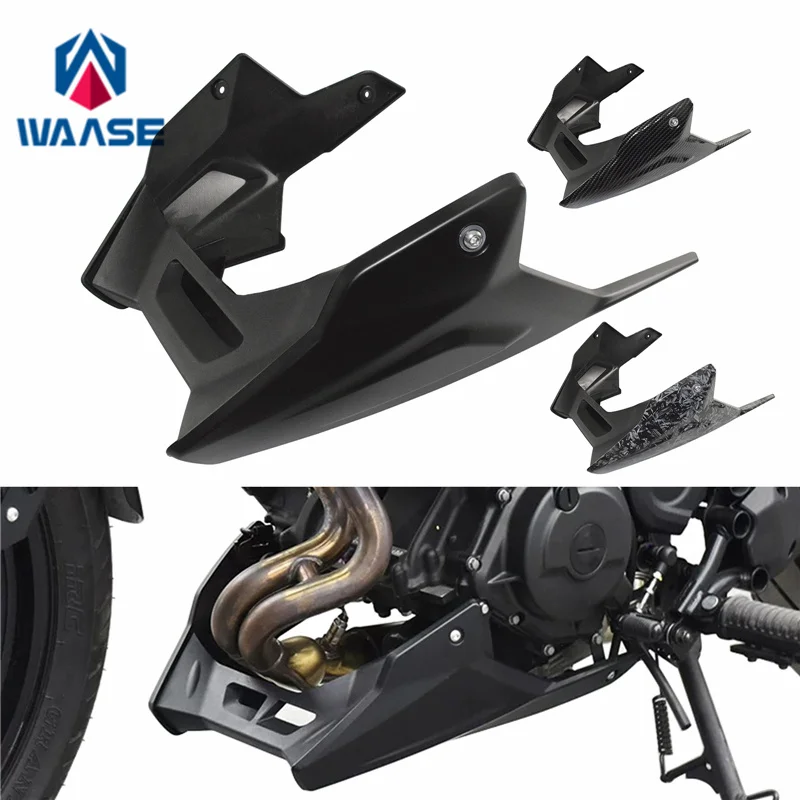 

WAASE For Kawasaki Eliminator 500 500SE 2024 2025 Engine Lower Spoiler Belly Pan Fairing Mounting Bracket
