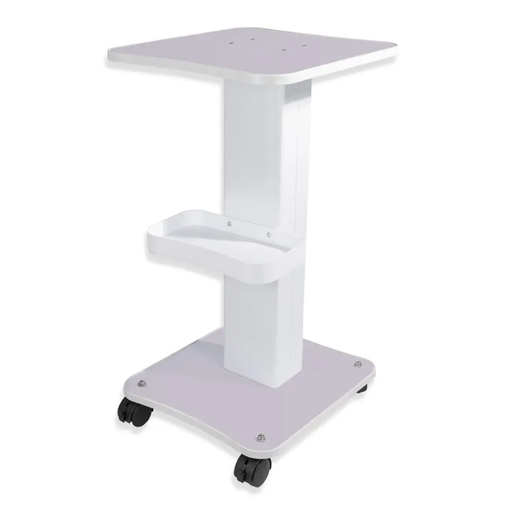 Carrello per estetista, carrello con ruote, carrello per bellezza HUOXOU a 3 livelli, carrello SPA, stazione di lavoro regolabile per tavolo da tatuaggio