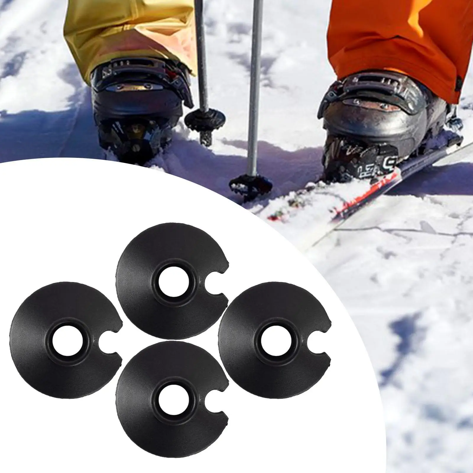 Round Hiking Poles Basket Snow Mud Protector Spare Parts for Ski Accessories and Walking Sticks Stability