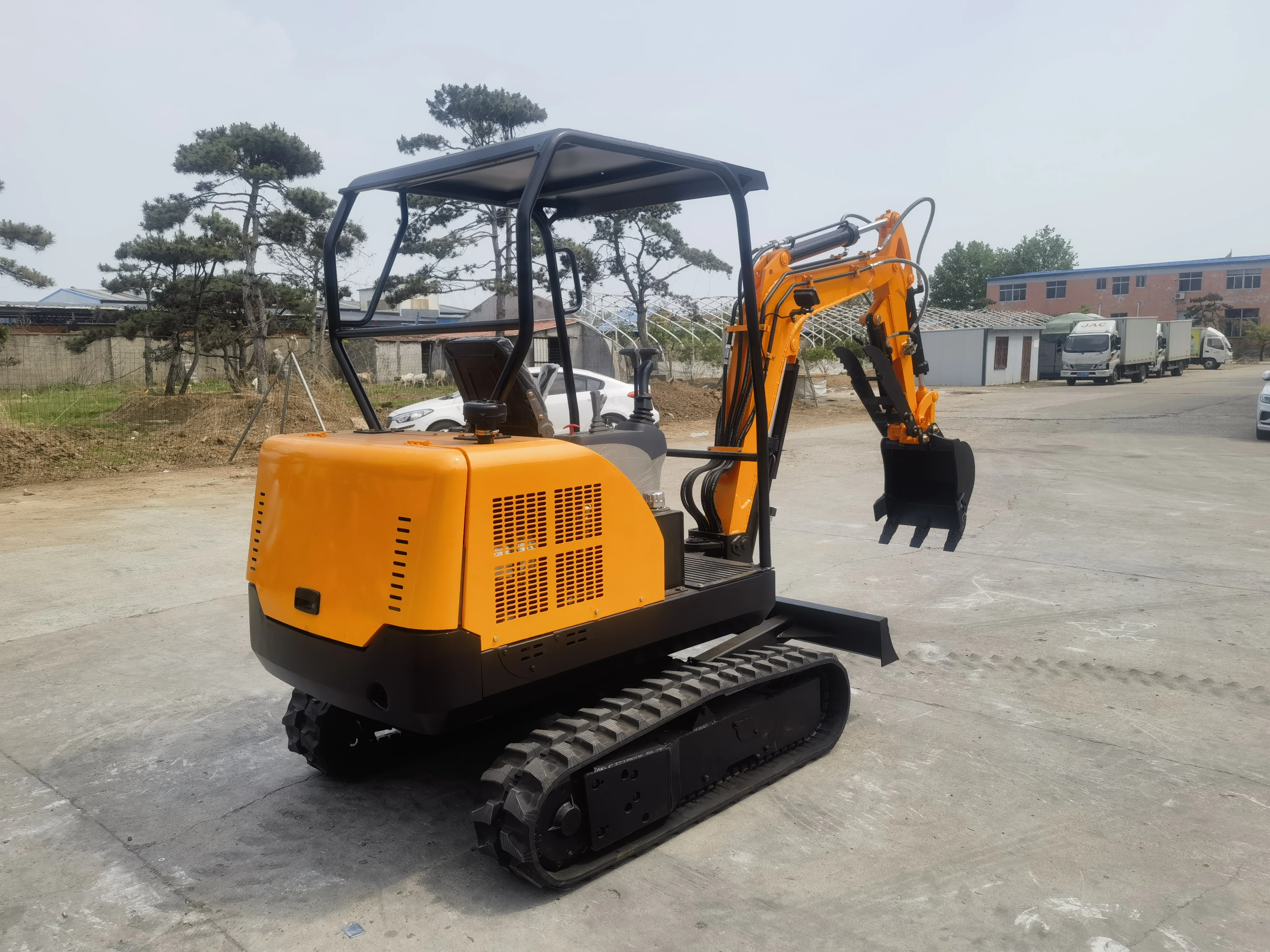 Small excavator for household use, micro excavators for orchards, greenhouses, agricultural small-scale projects,