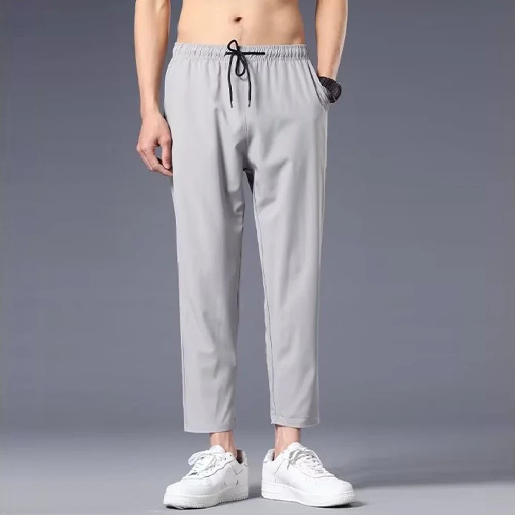 Mens Pants Leisure Sweatpants Track Active Trousers Breathable Workout Business Formal Harem Male Comfy Fashion