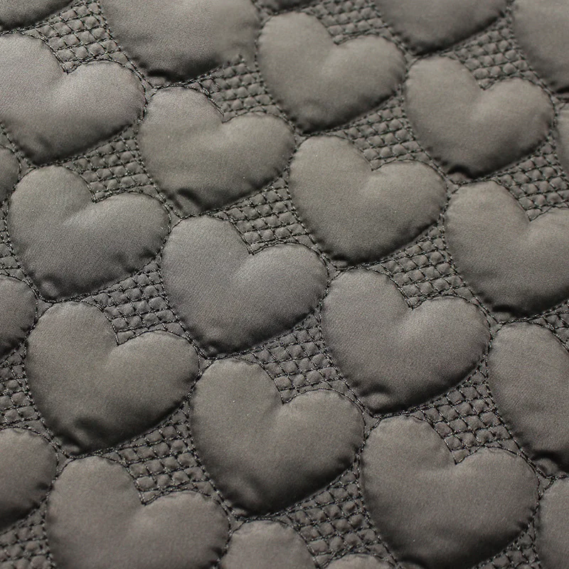 

Осенне-зимняя хлопчатобумажная ткань с вышивкой, 100 х14, 8 см, стеганая куртка с подкладкой для девочек, милая стеганая хлопчатобумажная одежда