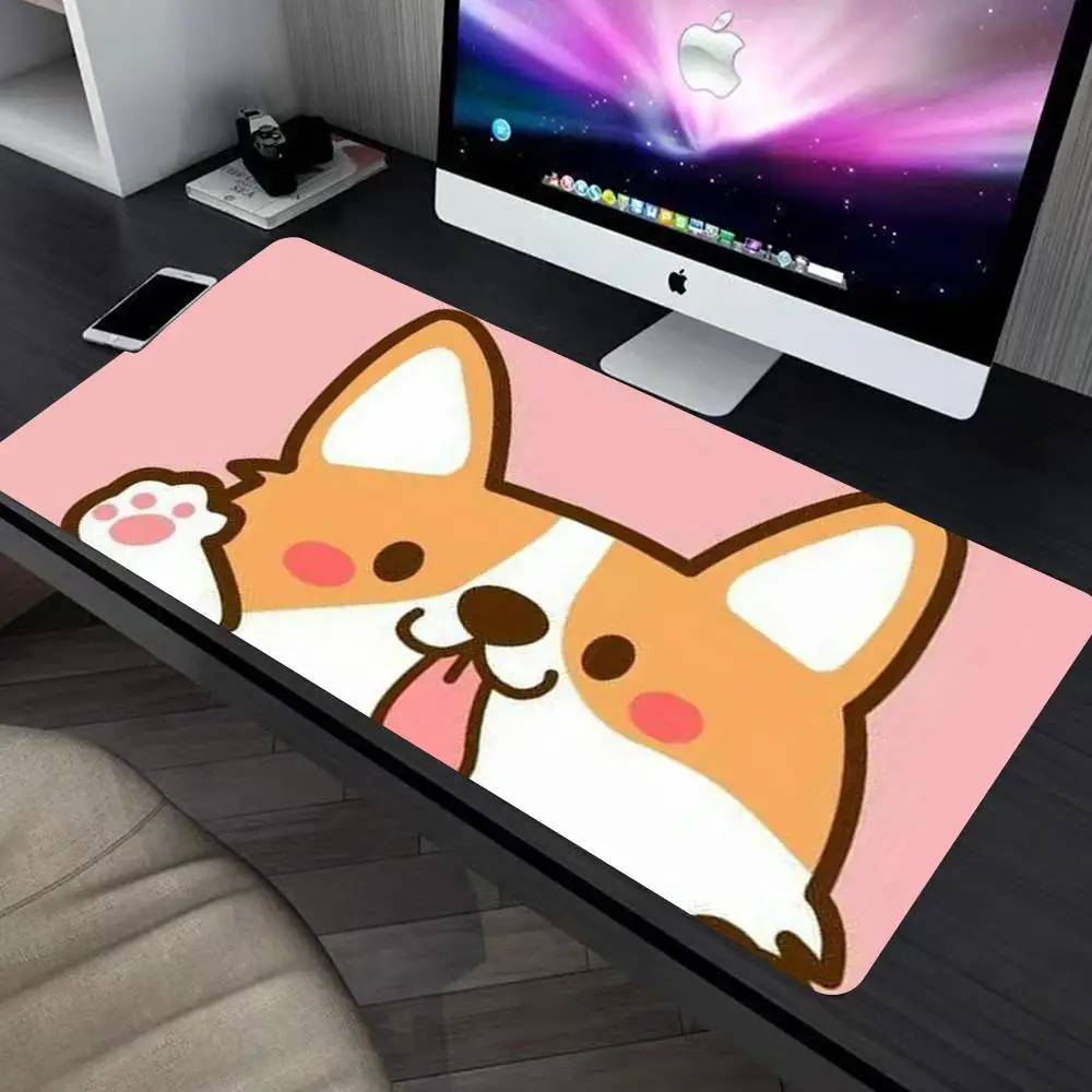 

Corgi Mouse Pad large keyboard mouse desk pad non-slip rubber gaming mouse pad laptop mouse carpet