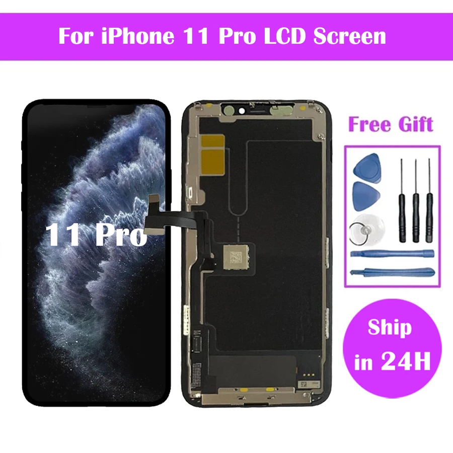 OLED For iPhone X XS XR XS Max 12 12 Mini 13 14 LCD Display Digitizer Touch Screen For iPhone 11 Pro 12 Pro Max 13 Mini 14 Plus