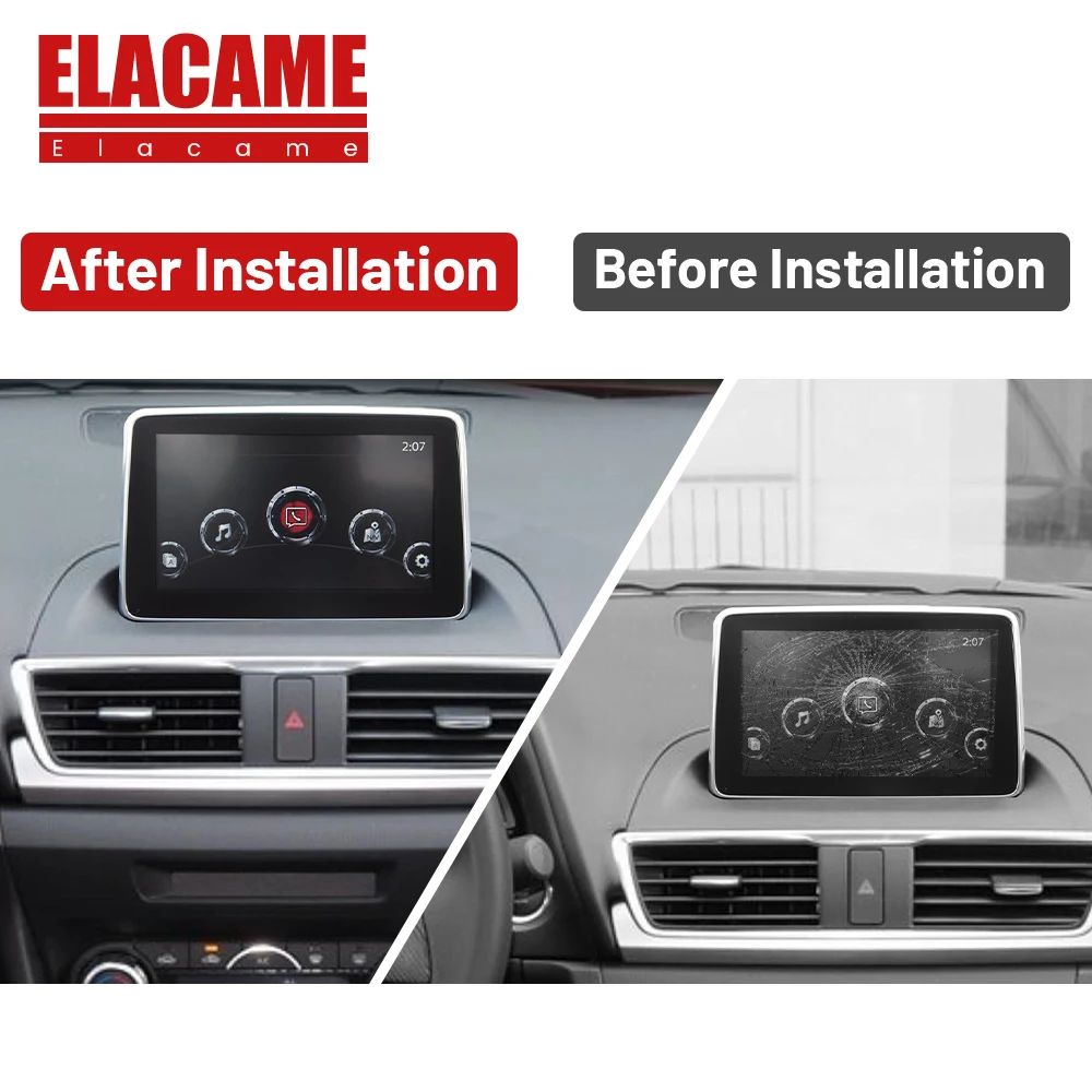 Pour 2014-2016 Mazda 2 3 Axela CX-3 MX-5 TM070RDZ38 BHP1611J0D HCY-CTP7088-A0 7 pouces 36 broches verre écran tactile numériseur panneau