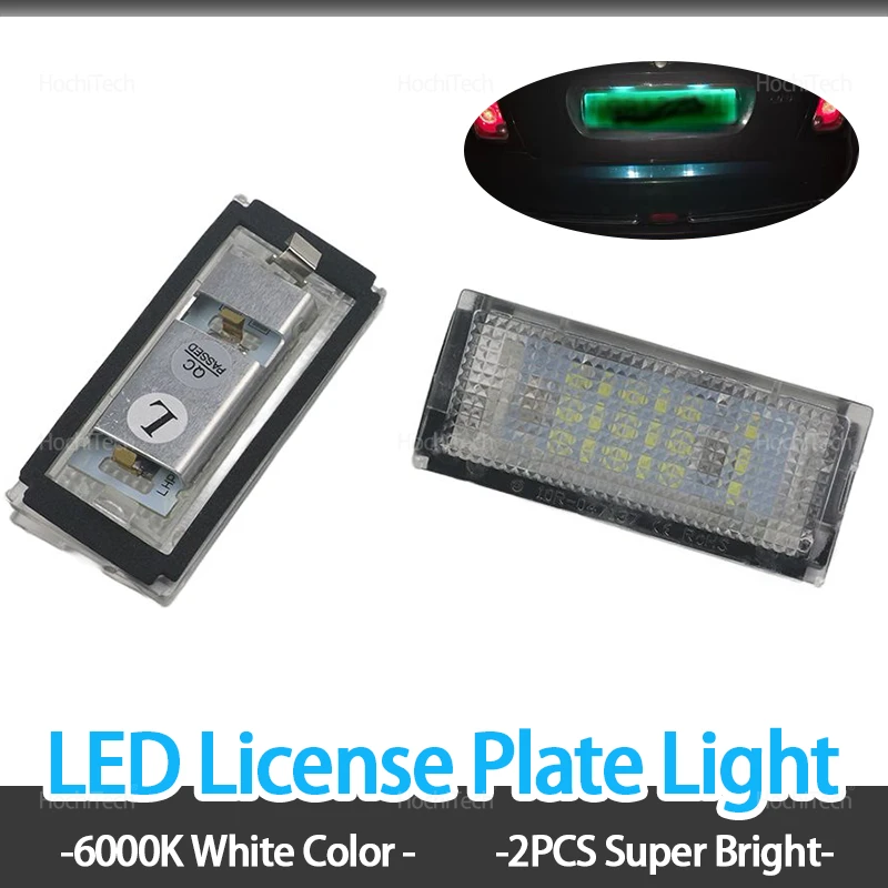 LED Number Plate Light Error Free License Plate Lamp for BMW Mini Cooper ONE R50 Convertible R52 S R53 Car Accessories