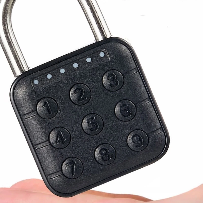 Waterproof Padlock 6 digit Combination Lock for Lockers Storage Box Cabinet