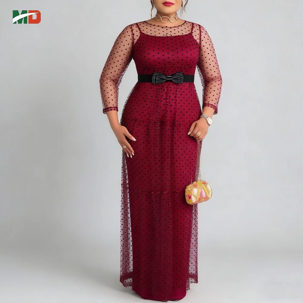 

MD African dresses for woman Turkey dresses for woman luxury elegant 2024 2025 luxury Turkey wears 2 piece set Polka Dot ankara