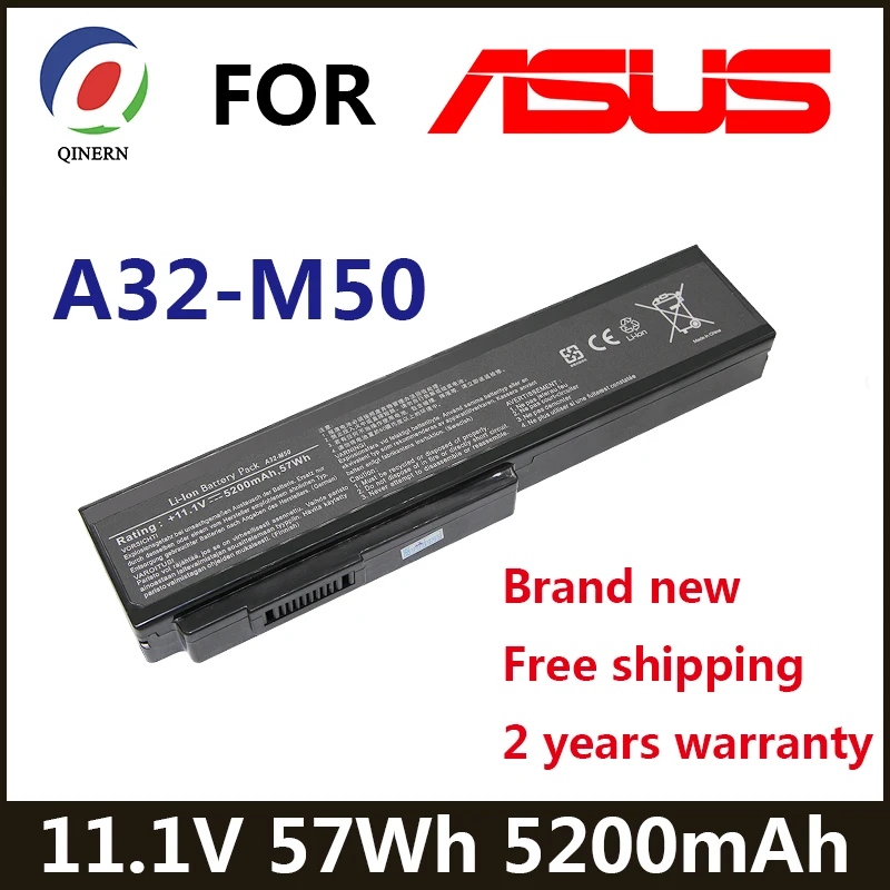 

A32-M50 Аккумулятор для ноутбука ASUS N61 N61J N61D N61V N61VG N61JA N61JV M50s N43S N43JF N43JQ N53 N53S N53SV A32-N61 A32-X64 A33M50