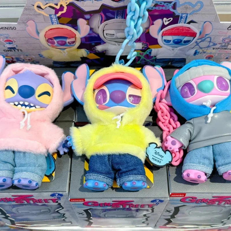

Disney Stitch Gen Z Street Series слепая коробка фигурка милая стежка виниловая кукла загадочная коробка плюшевая сумка-сюрприз кулон игрушки подарки для девочек
