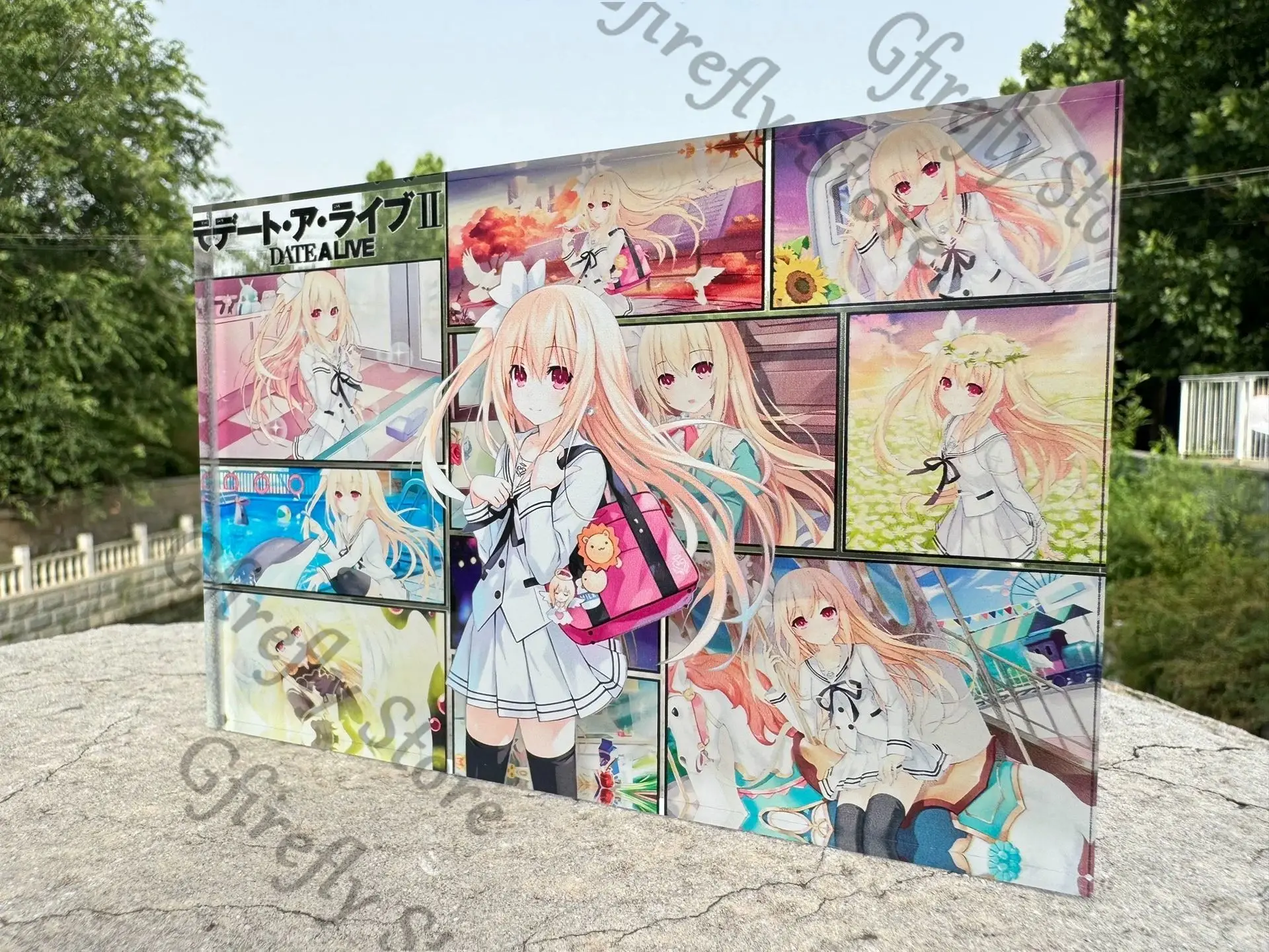 لوحة أنيمي الدائمة من الطوب الأكريليكي لوحة مؤشرة للزملاء تاريخ الطول المباشر ديكور عالي الجودة هدية Mayuri Ambitus #2