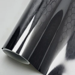 High Glossy Black Forged Diamond Carbon Fiber Adhesive Vinyl for Car Tuning Stickers Vinyl Film Covering Motorcycle Accessories
