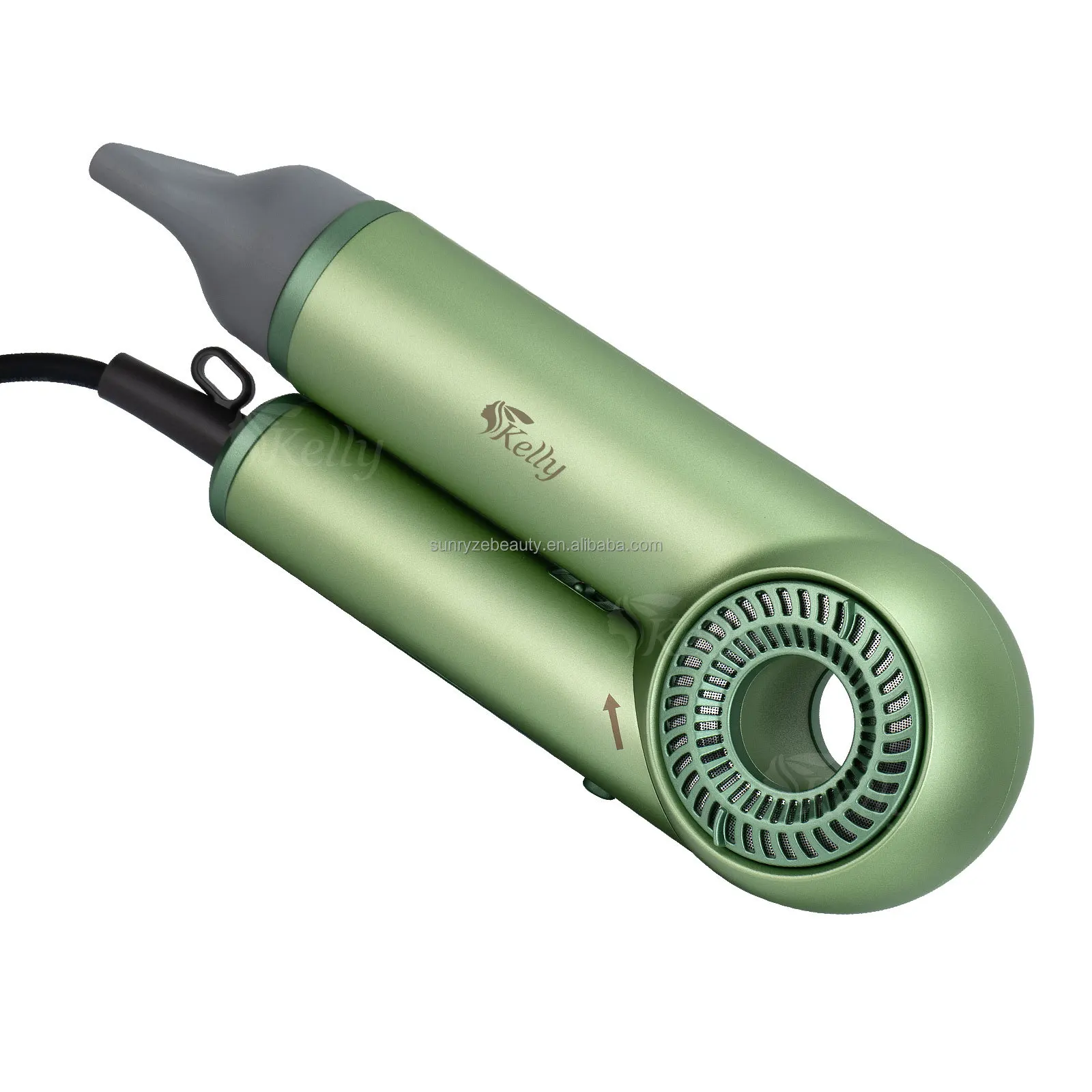1900W Ionic Salon Hair Dryer with Foldable Design & High Speed Ceramic Technology Hotel/Travel/Home Use