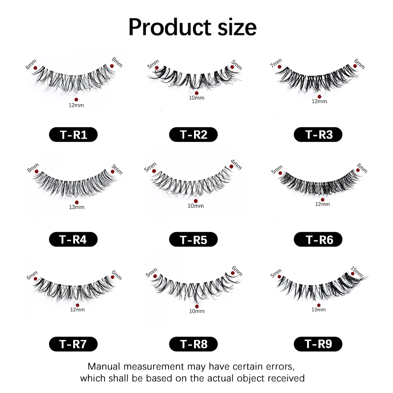 3Pairs Clear Band Fluffy Mink Eyelashs 10mm-12mm Short Natural Lashes Chinese Makeup Wholesale Lashes Vendor