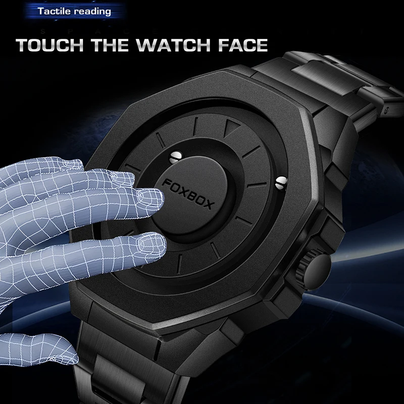 FOXBOX Мужские часы LIGE Лучший бренд Роскошные дизайнерские часы с шариком для мужчин Модные деловые водонепроницаемые кварцевые наручные часы