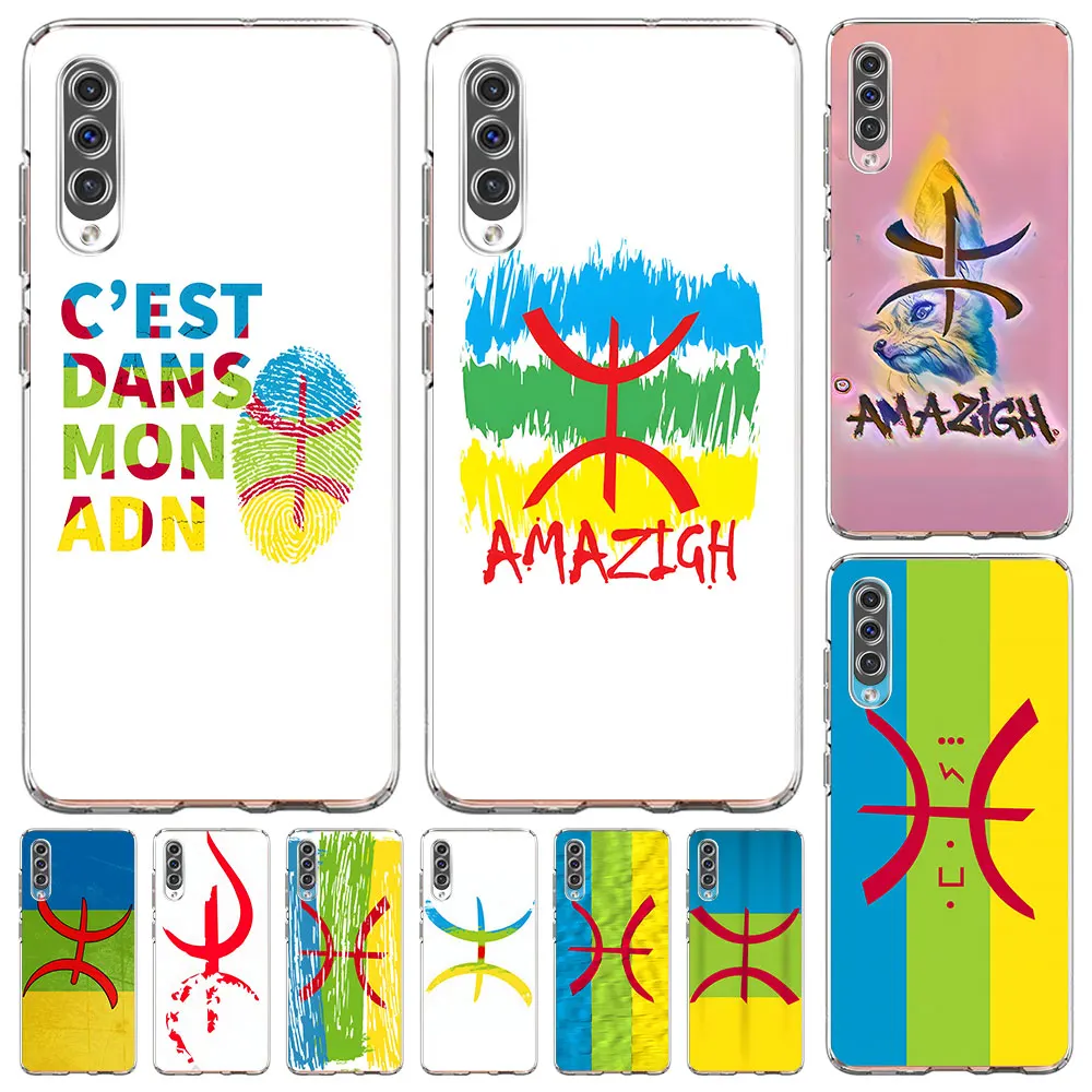 Flag Amazigh Berber Phone Case for Samsung Galaxy A70 A70s A20e A30s A8 A40 A50 A50s A20 A30 A7 A6 2018 A25 A22 Silicone Cover