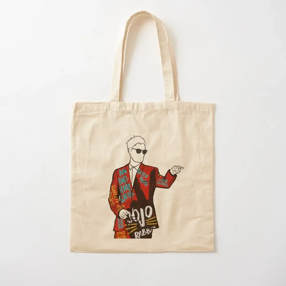 

JoJo Rabbit directed by Taika Waititi portrait Tote Bag foldable reusable bag Canvas bag for women