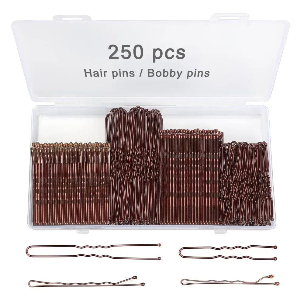 250-grampos-de-cabelo-dos-pces-grampos-de-cabelo-castanho-com-caixa-de-armazenamento-grampos-ondulados-2-polegadas-24-polegadas-grampos-de-cabelo-em-forma-de-u-2-polegadas-28-polegadas