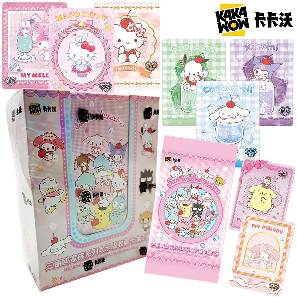 

Genuine Kakawow Sanrio Exquisite Character Card Healing Cute Cartoon Character Card Peripheral Children's Collection Gifts Toys
