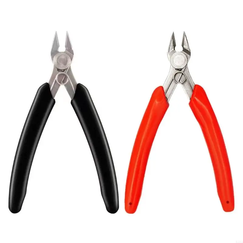 Diagonal Flush Cutter Side Cutting Pliers Electronics Pliers for Reeled Terminals Soft Wire Electronics Jewelry Making