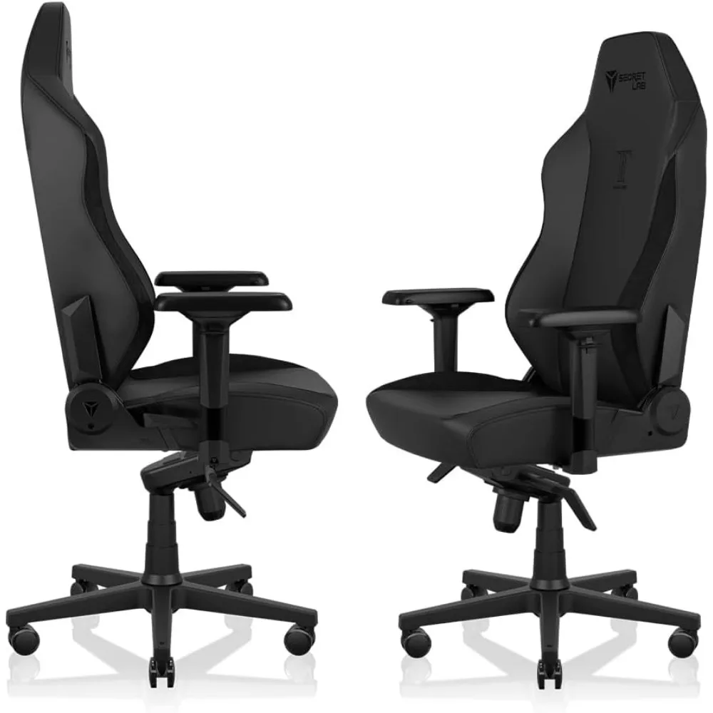 Titan Evo Lite-silla Gaming de polipiel, sillón reclinable ergonómico y resistente con reposabrazos 4D, color negro Prime 2,0