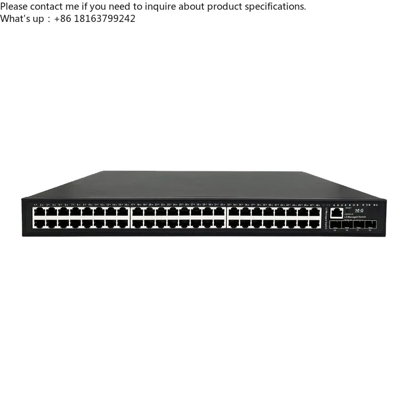 

Factory OEM 10/100/1000mbps Poe 48 Port Switch with 4*10G SFP Up-link Managed POE Switch Managed Ethernet Poe Switch