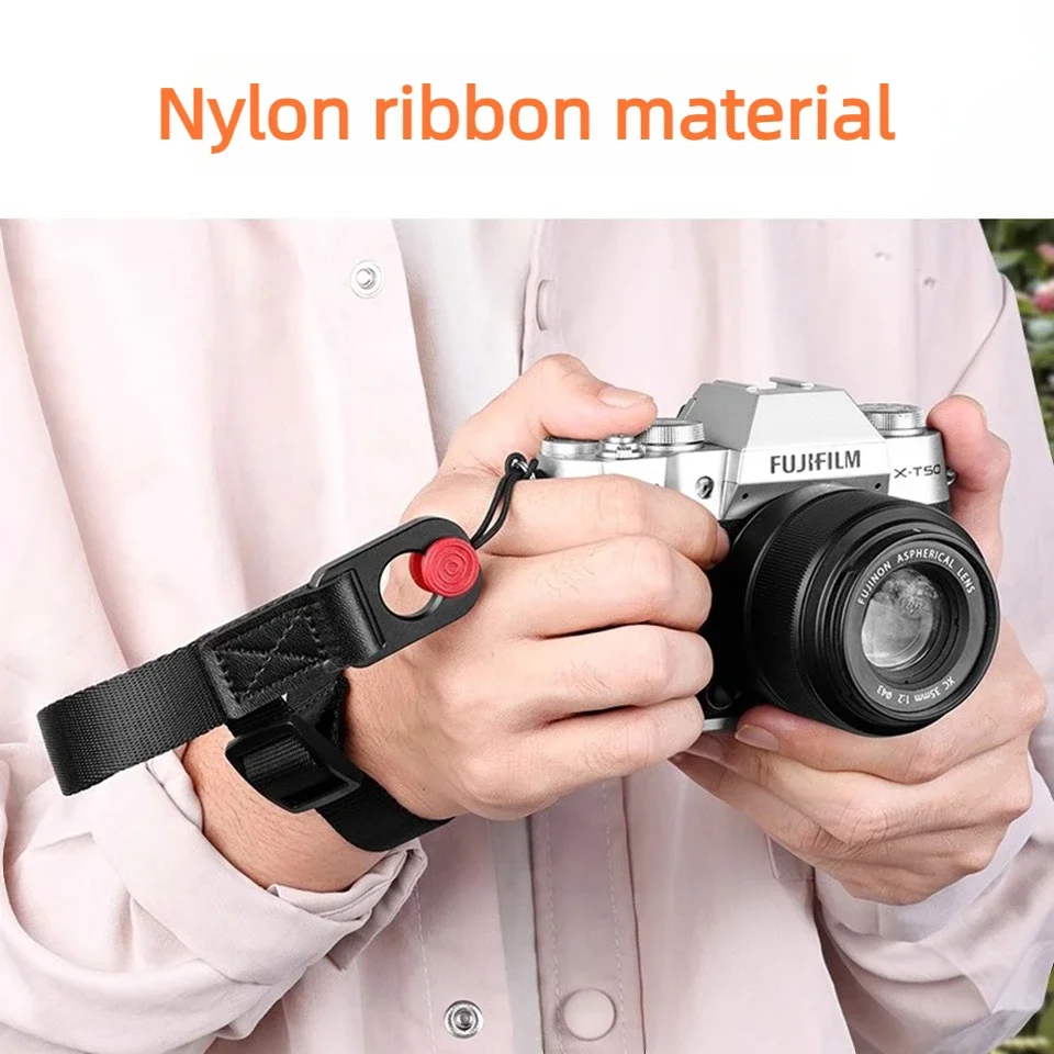 Camera Wrist Strap Quick Release Wristband for Canon M50II Fuji XT50 Sony A6400 A7RM4  A7M3 Nikon Z6II Z30 RX100VII Accessories