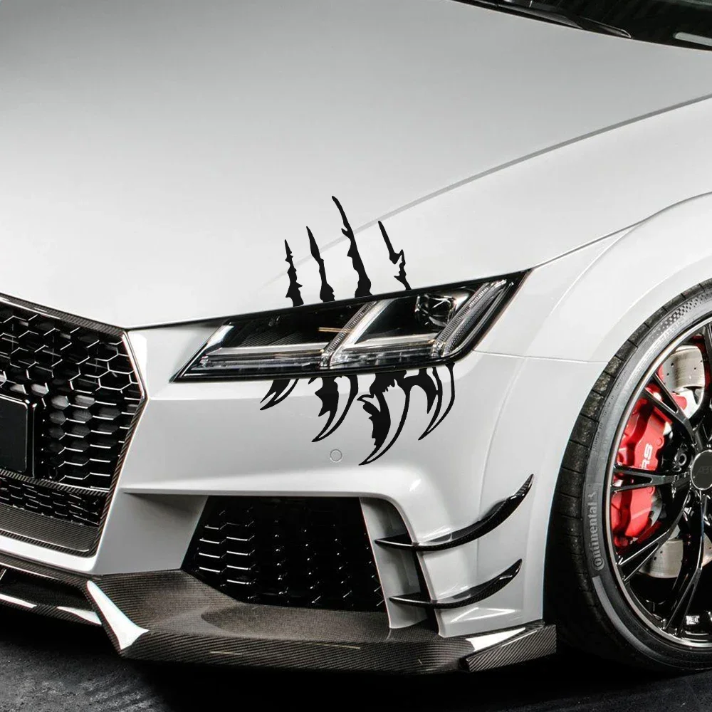 

Universal Car Lamp Eyebrow Sharp Claw Stickers Headlight PVC Decals For Audi Alfa BMW Ford Honda Suzuki Auto Tuning Accessories