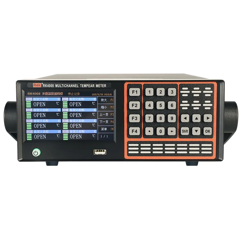 

Merrick RK4008 multi-channel temperature inspector 16-channel touch screen SRBNJKET thermocouple temperature measurement