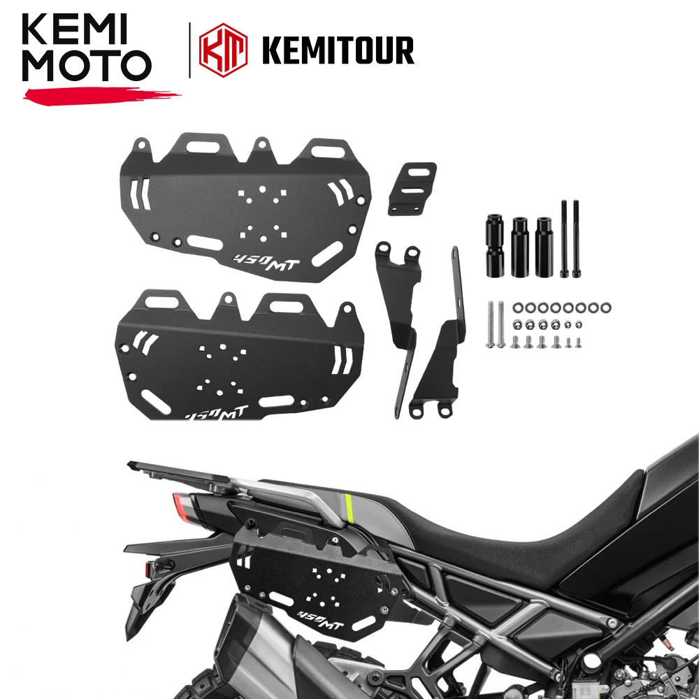 

For CFMOTO 450 MT Saddlebag Side Box Bracket Storage Bags Luggage Carrier Rack Sidebox Bag Brackets 450MT Accessories