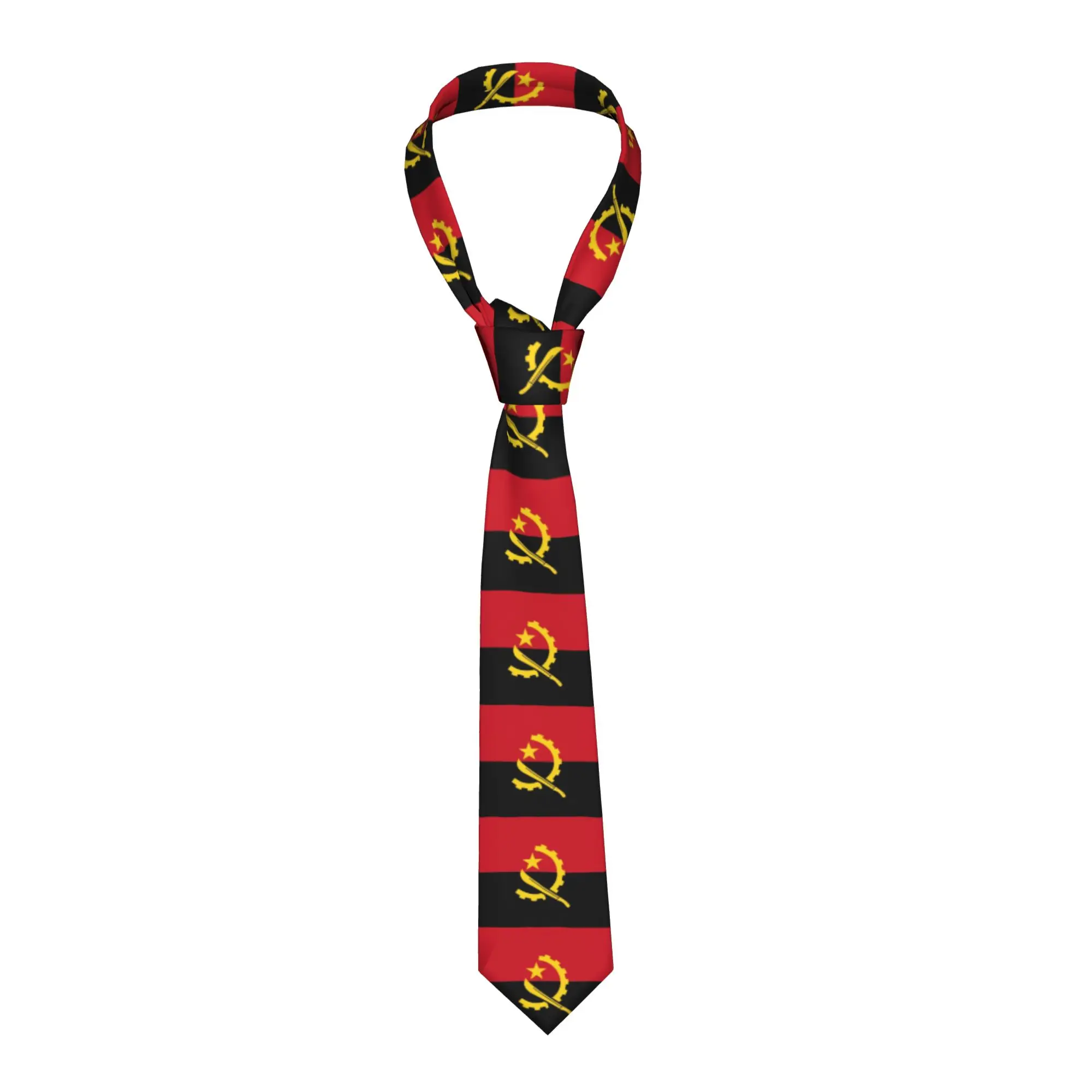 Classic Angola Flag Tie for Business Men  Neckties