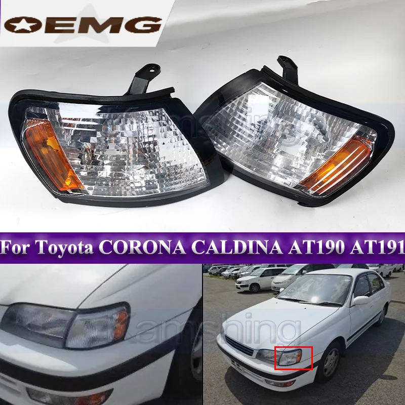 Front Turn Signal Lamp For Toyota CORONA CALDINA AT190 AT191 ST190 ST191 1992-1995 Corner Light Marker Lamp Side Fender Lights