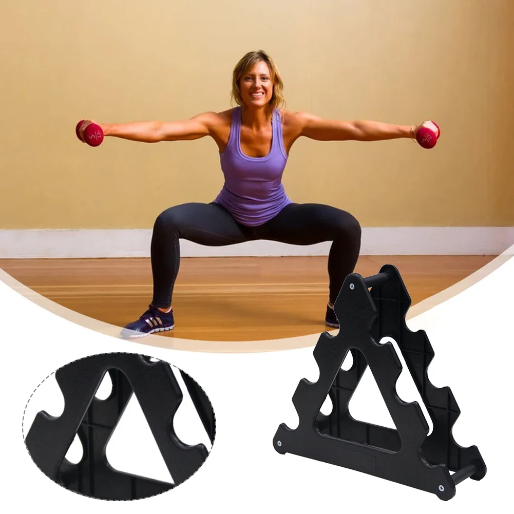 Weight Storage Organizer 3 Tier Dumbbell Rack Stand Only Small Weight Rack for Dumbbells for Home Gym Workout - Image 6