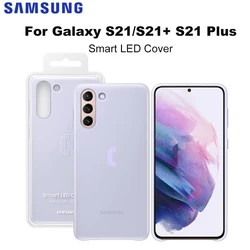 Original For Samsung Galaxy S21 Smart LED Cover for Galaxy S21 S21+ S21 Plus  Emotional Led Lighting Effect Phone Cover