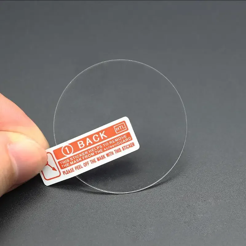 2 قطعة العالمي جولة الزجاج المقسى طبقة رقيقة واقية حامي الشاشة غطاء ل أرماني موتو Xiaomi ساعة ذكية 26-34 مللي متر 27 مللي متر 46 مللي متر #4