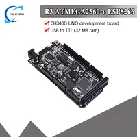 Mega2560 + WiFi R3 ATmega2560+ESP8266 32Mb memory USB-TTL CH340G Compatible for Arduino Mega NodeMCU WeMos Development board