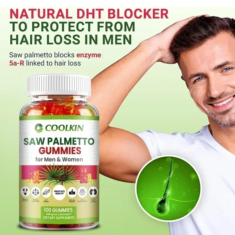 

Saw Palmetto Gummies – Reduces Urinary Frequency, Nocturia, Dysuria, Hair Care, Urinary Tract Function