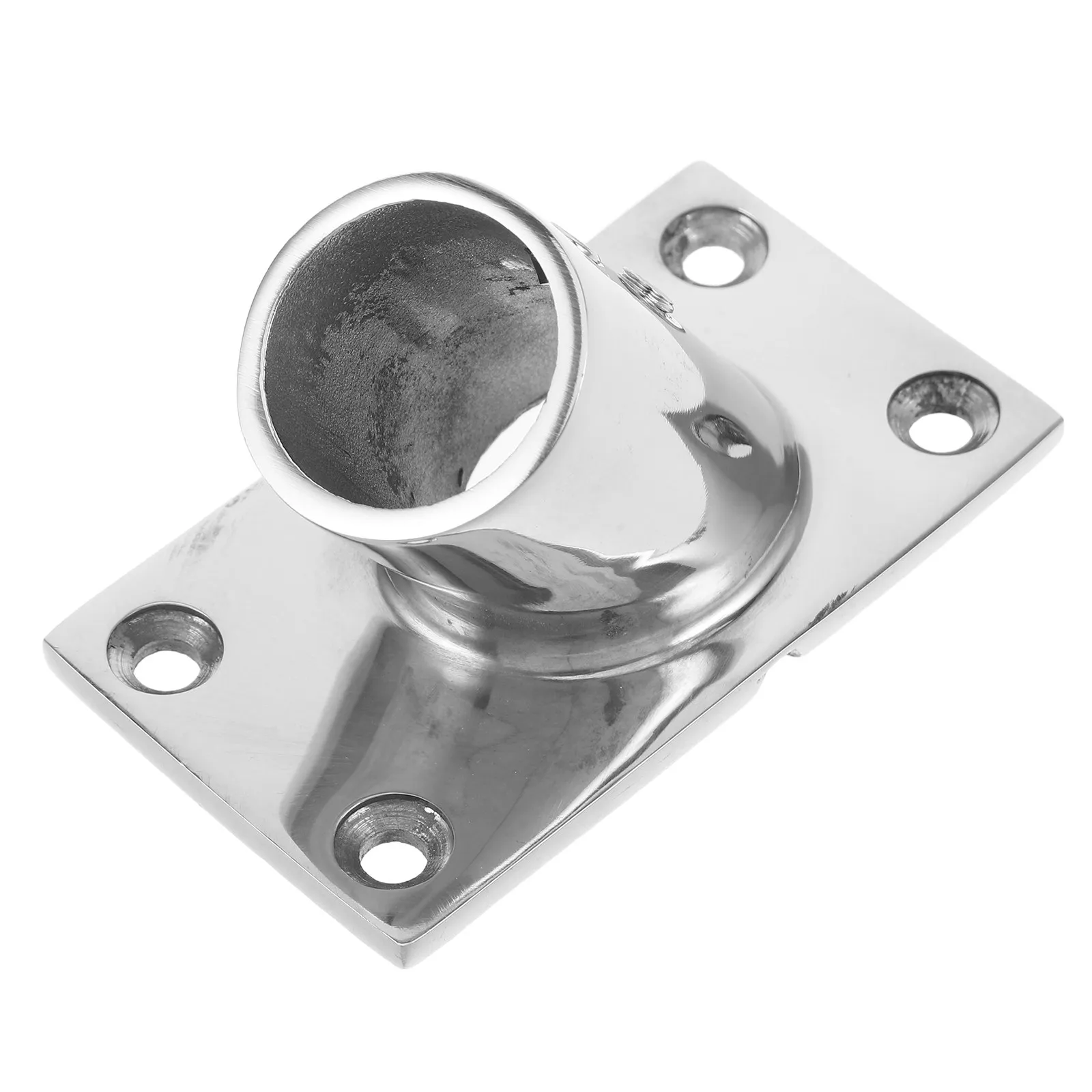 

Heavy Duty Marine Grade Stainless Steel Flagpole Base for Boat Yacht Deck Side Mount Flag Support Bracket Holder Secure