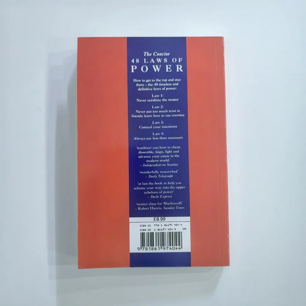The Concise 48 Laws Of Power English Book By Robert Greene Political Leadership Political Philosophy Motivation Books