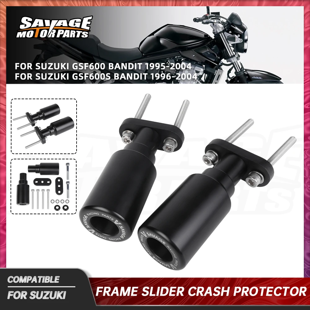 

For Suzuki GSF600 Frame Slider Crash Protector GSF600S BANDIT Motorcycle Parts Engine Crash Pad Cafe Racer Protection 1996-2004