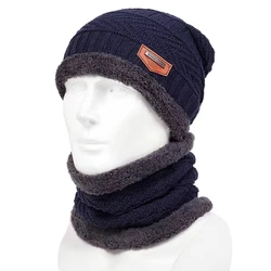 Inverno caldo cappello Skullies berretti cappelli berretti invernali per uomo donna sciarpa di lana berretti passamontagna maschera cofano cappelli lavorati a maglia Gorras