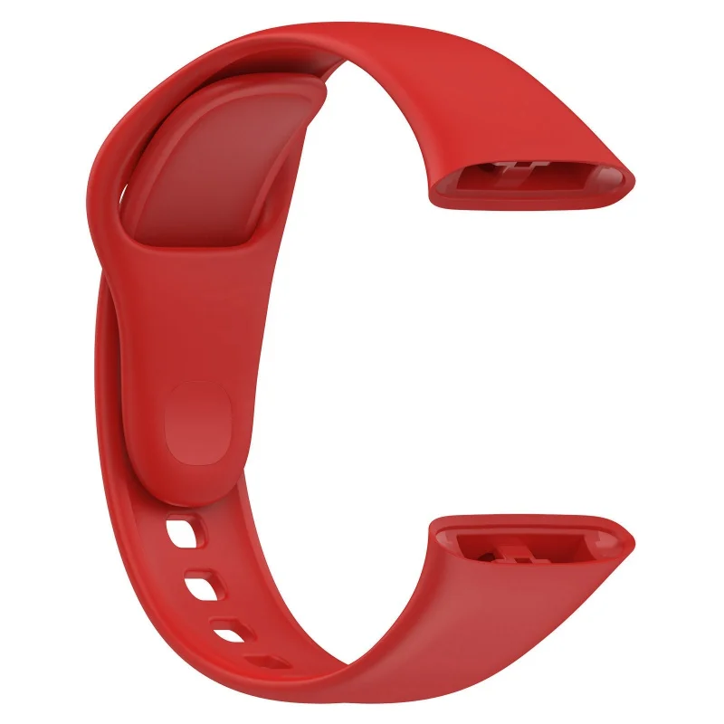 Pulseira de silicone para relógio inteligente, macio, respirável, substituição, para redmi/xiaomi mi relógio lite 3