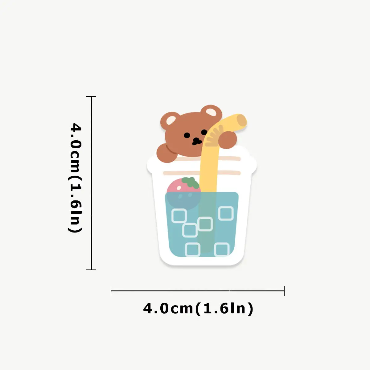 45pcs Korean Cute Cartoon Animal Teddy Bear Picnic Diary Collage with Exquisite Patterns Student DIY Laptops Decoration Stickers