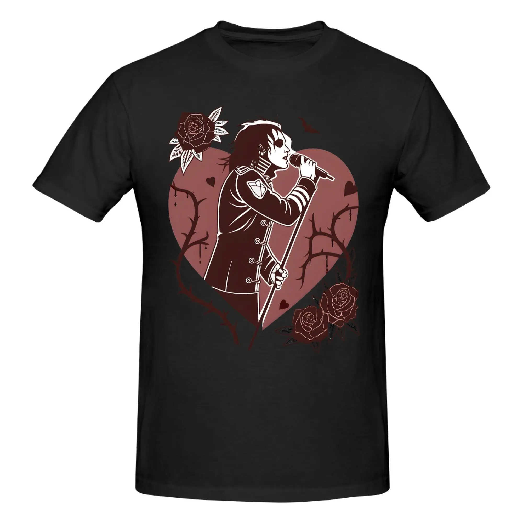 1 Piece Long Live Graphic 100% Cotton T-Shirt M-MCR Tops Tees For Men